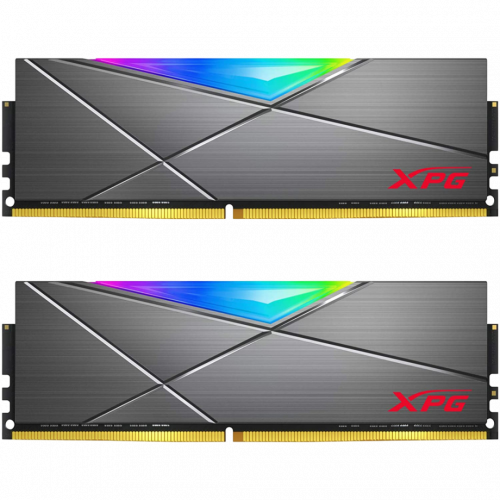 最終価格 XPG SPECTRIX D50 DDR4 16GB (8GBx2) XPG Spectrix D50 DDR4 16gb - 3200Mhz (2x8gb) - RGB - Gray